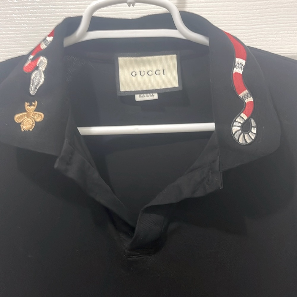Gucci Black Polo Short Sleeved Casual Shirt